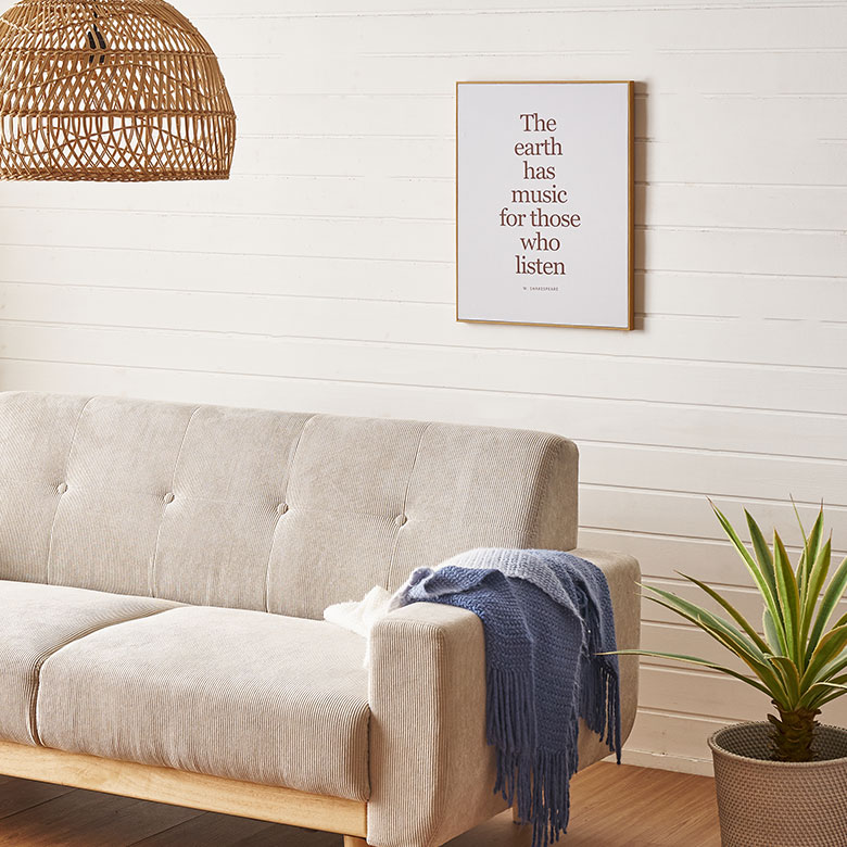 シンプルなデザインポスター