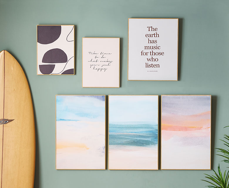 飾れるアート作品