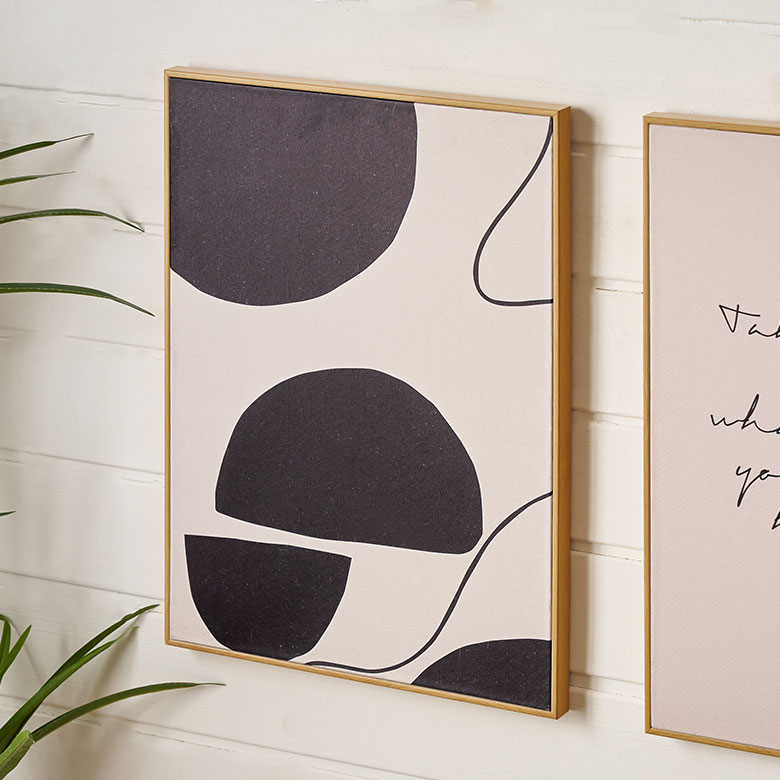 立体的なモダンアートインテリア