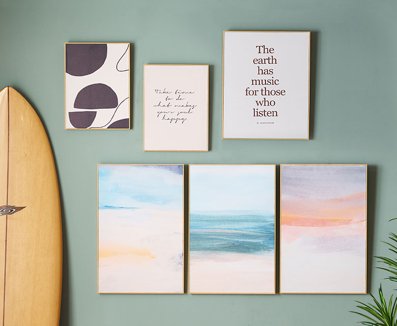 飾れるアート作品