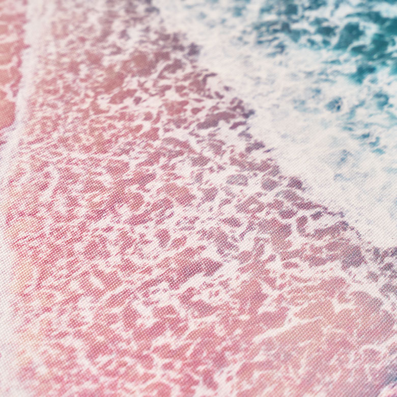 抽象画のようなウォールアート