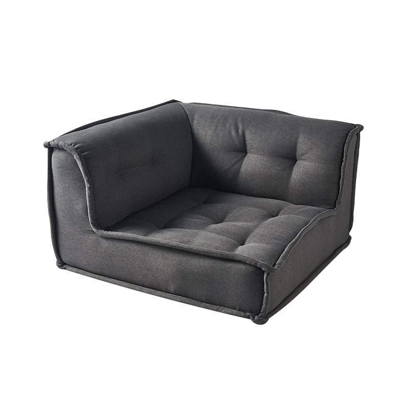 フロアソファ コーナー ソファー 1人 おしゃれ L字 ソファ  1人掛け ローソファー 組み合わせ自由 単品 シンプル 北欧 リゾート 家具 インテリア 西海岸 67199 | ELEMENTS（インテリア） | 02