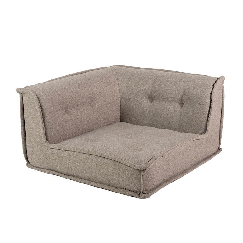 フロアソファ コーナー ソファー 1人 おしゃれ L字 ソファ  1人掛け ローソファー 組み合わせ自由 単品 シンプル 北欧 リゾート 家具 インテリア 西海岸 67199 | ELEMENTS（インテリア） | 03