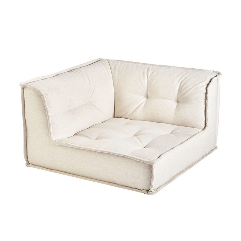 フロアソファ コーナー ソファー 1人 おしゃれ L字 ソファ  1人掛け ローソファー 組み合わせ自由 単品 シンプル 北欧 リゾート 家具 インテリア 西海岸 67199 | ELEMENTS（インテリア） | 01