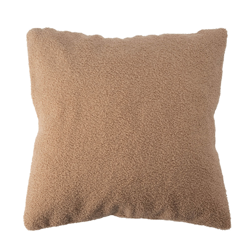 クッションカバー 45×45 洗える ブークレ 丸洗いOK 無地 クッション カバー のみ 正方形 角型 あったか 冬 おしゃれ 北欧 リゾート インテリア 西海岸 70207 | ELEMENTS（インテリア） | 01