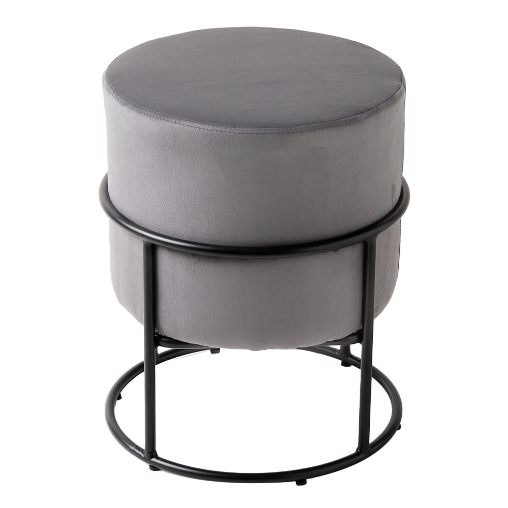 スツール おしゃれ ベルベット 椅子 スタッキング いす ラウンドスツール ドレッサー チェア オットマン 丸椅子 北欧 リゾート 家具 インテリア 西海岸 84103 | ELEMENTS（インテリア） | 02