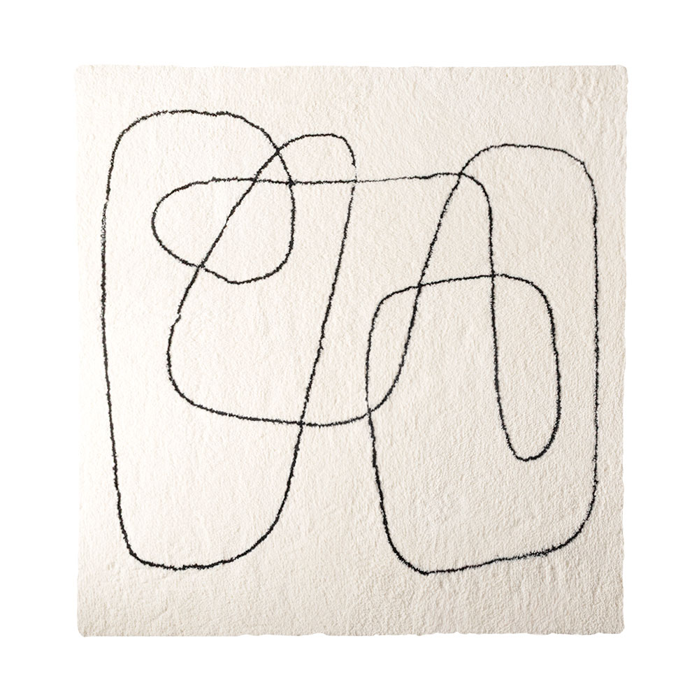 ラグ 洗える 1畳 2畳 3畳  洗濯可 滑り止め 速乾 北欧 おしゃれ 韓国 白 シンプル 長方形 正方形 ベッド リビング ペット 犬 猫 一人暮らし 西海岸 84414 | ELEMENTS（インテリア） | 03