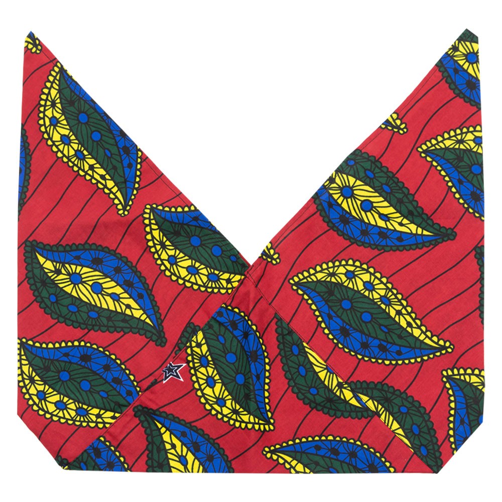 エコバック インナーバッグ バッグインバッグ あづま袋 巾着袋 カラフル  アフリカン ファブリック 綿 おしゃれ 自然モチーフ 民族布 パーニュ 90042 | ブランド登録なし | 02