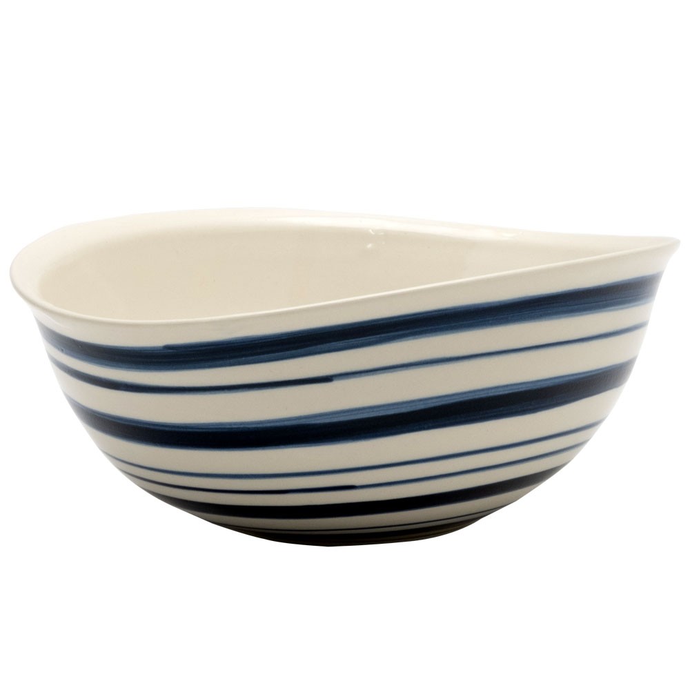 ボウル 信楽焼 幅24cm おしゃれ キッチン用品 焼物 和 鉢 ボーダー 大皿 ワインクーラー 丸十製陶 キッチン小物 パスタ サラダ 日本製 90091 | ブランド登録なし | 01