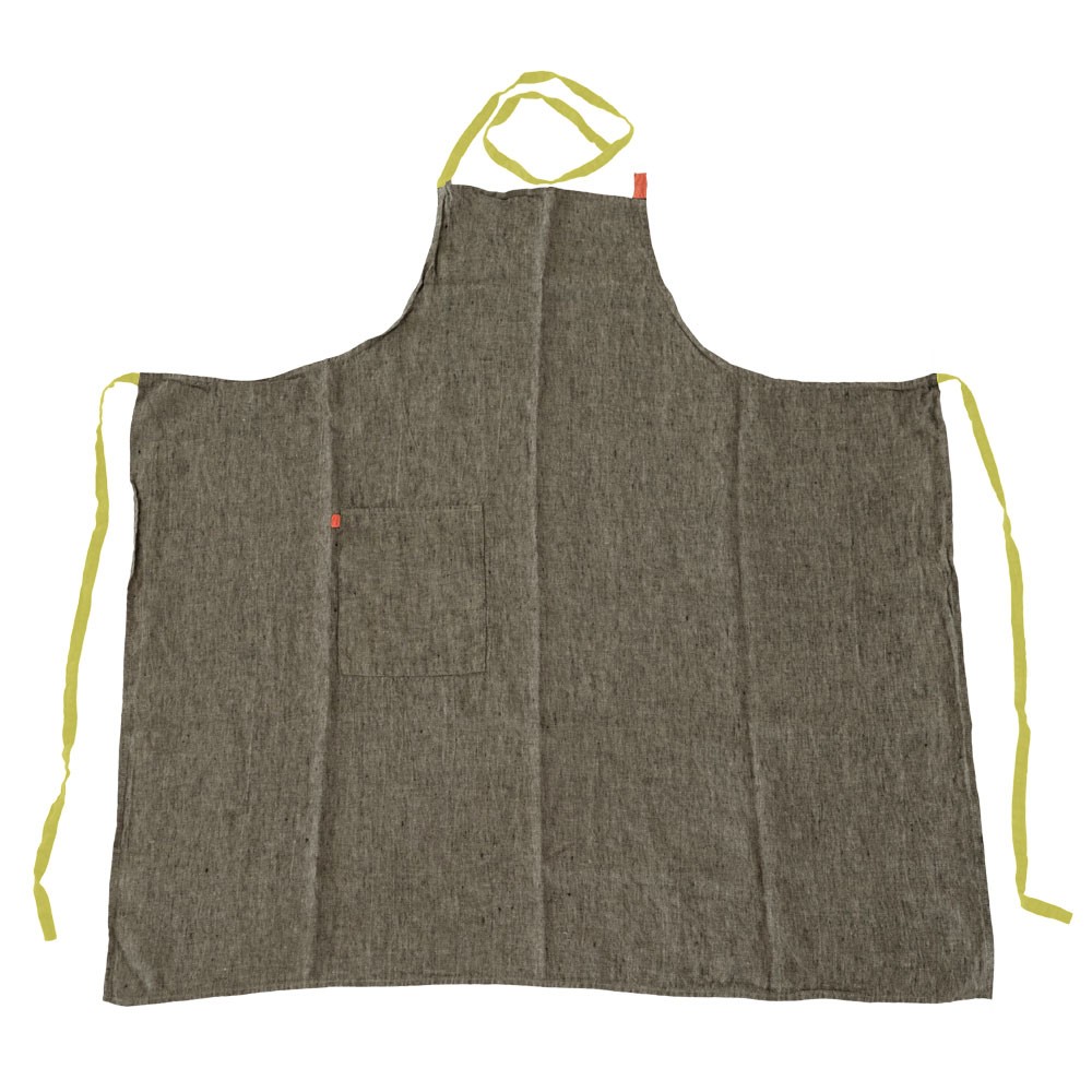 エプロン マノン リネン おしゃれ キッチン雑貨 長め 北欧 約100cm Lino e lina リーノ エ リーナ 90201 | ブランド登録なし | 03