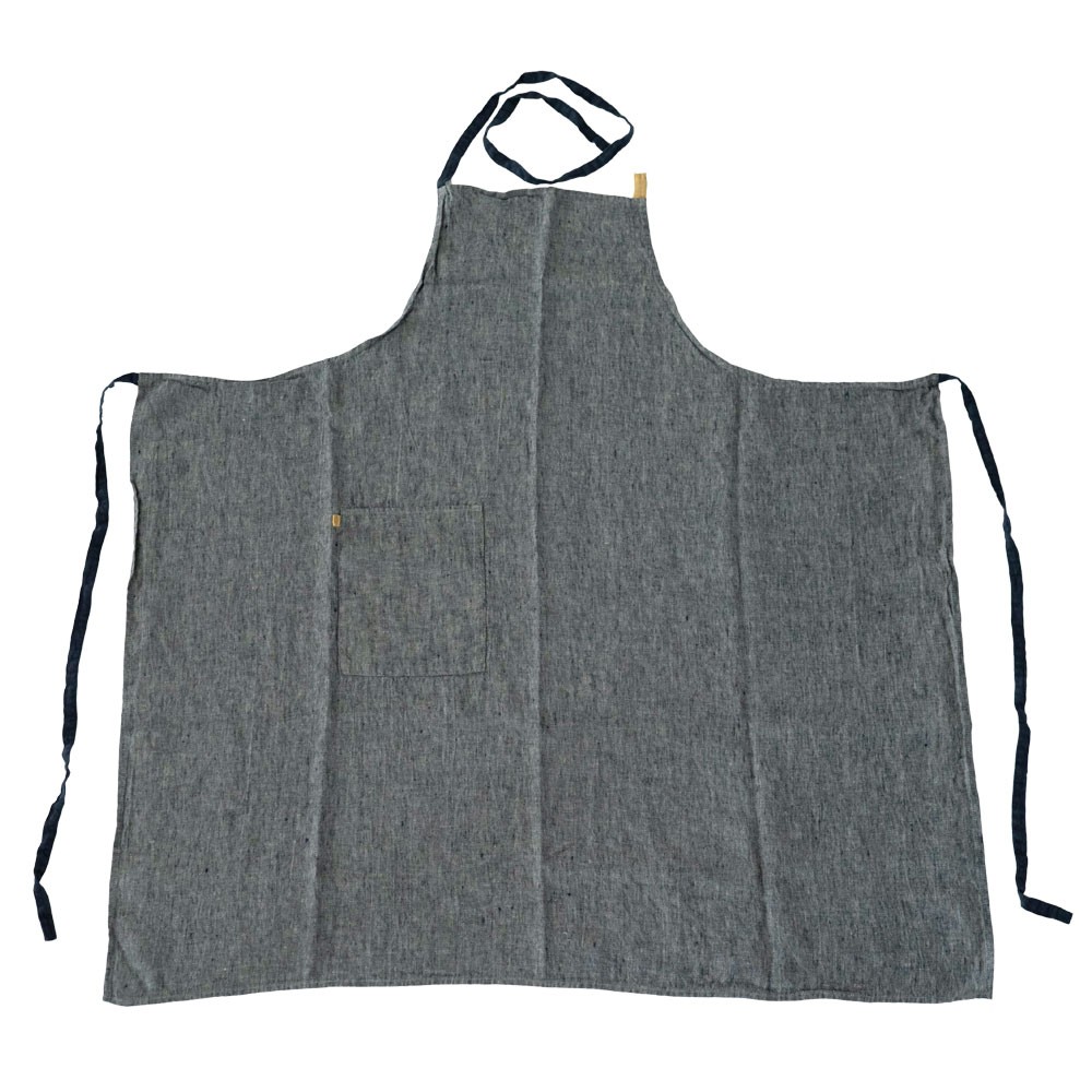 エプロン マノン リネン おしゃれ キッチン雑貨 長め 北欧 約100cm Lino e lina リーノ エ リーナ 90201 | ブランド登録なし | 01