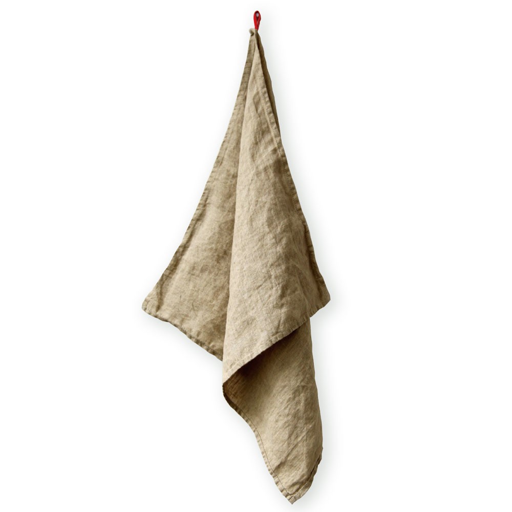 キッチンクロス リネン 北欧 正方形 台拭き リネン ストラップ付 キッチン雑貨 おしゃれ  厚め Lino e lina リーノ エ リーナ 90202 | ブランド登録なし | 01