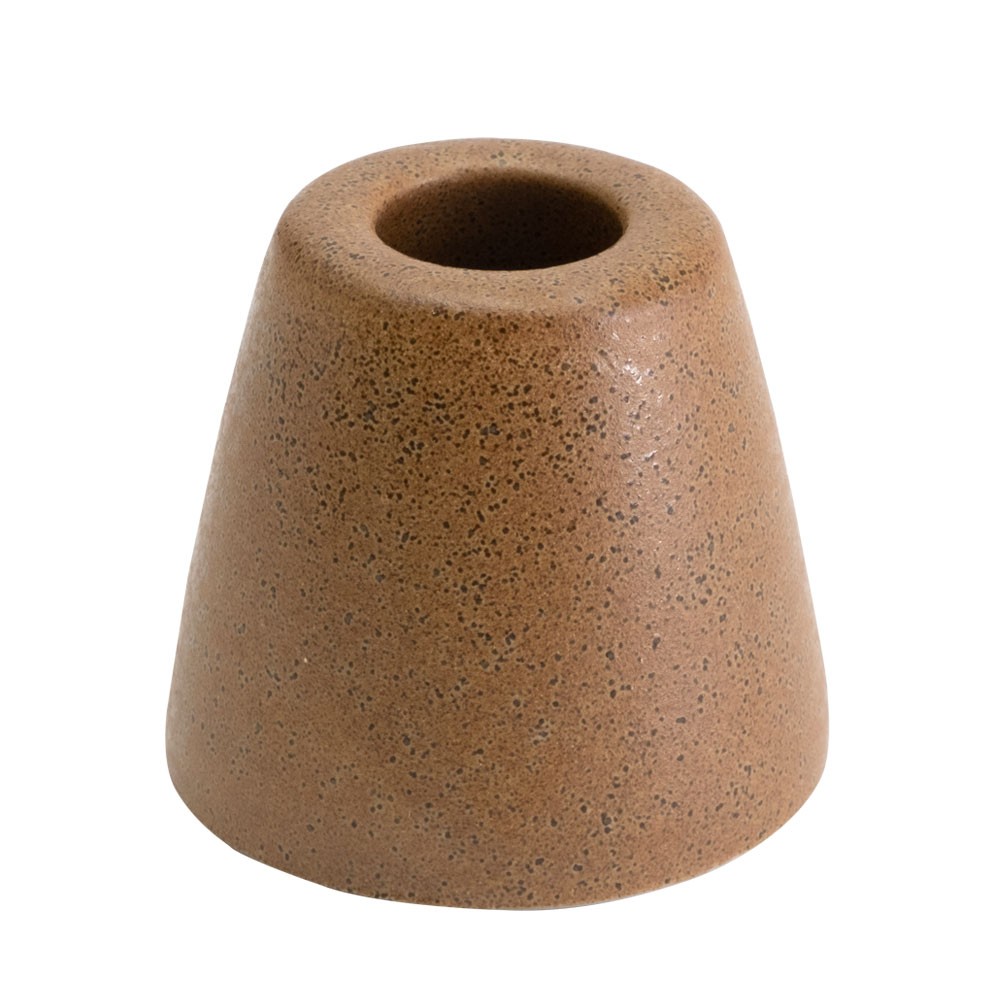 歯ブラシスタンド 歯ブラシホルダー 1本 陶器 ホワイト ブラウン ブラック  歯ブラシ立て おしゃれ 白 黒 茶 モダン シンプル モノトーン 洗面 バスルーム 90231 | ブランド登録なし | 02