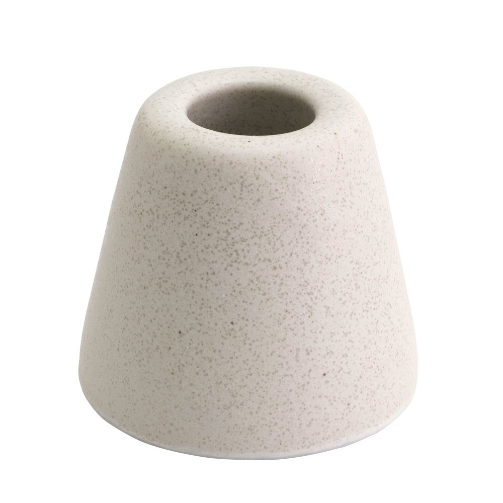 歯ブラシスタンド 歯ブラシホルダー 1本 陶器 ホワイト ブラウン ブラック  歯ブラシ立て おしゃれ 白 黒 茶 モダン シンプル モノトーン 洗面 バスルーム 90231 | ブランド登録なし | 01