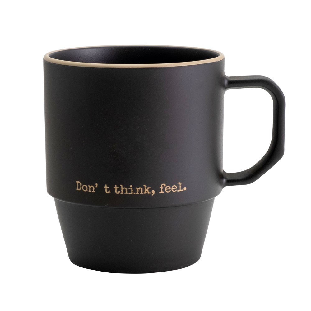 コップ うがいコップ 370ml 持ち手付き ホワイト ブラウン ブラック プラスチック カップ 取っ手付 ハンドル付 おしゃれ 白 黒 茶 ベージュ 素焼風 陶器風 90232 | ブランド登録なし | 03