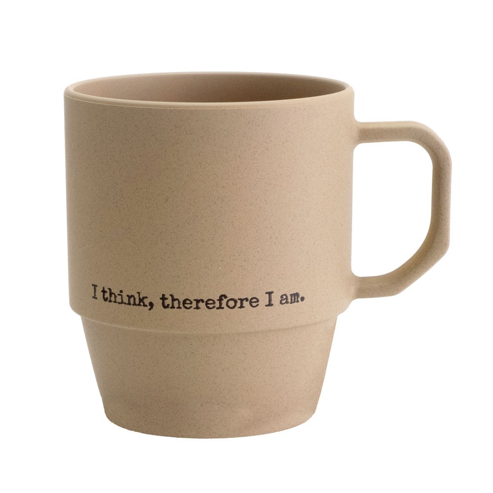 コップ うがいコップ 370ml 持ち手付き ホワイト ブラウン ブラック プラスチック カップ 取っ手付 ハンドル付 おしゃれ 白 黒 茶 ベージュ 素焼風 陶器風 90232 | ブランド登録なし | 02