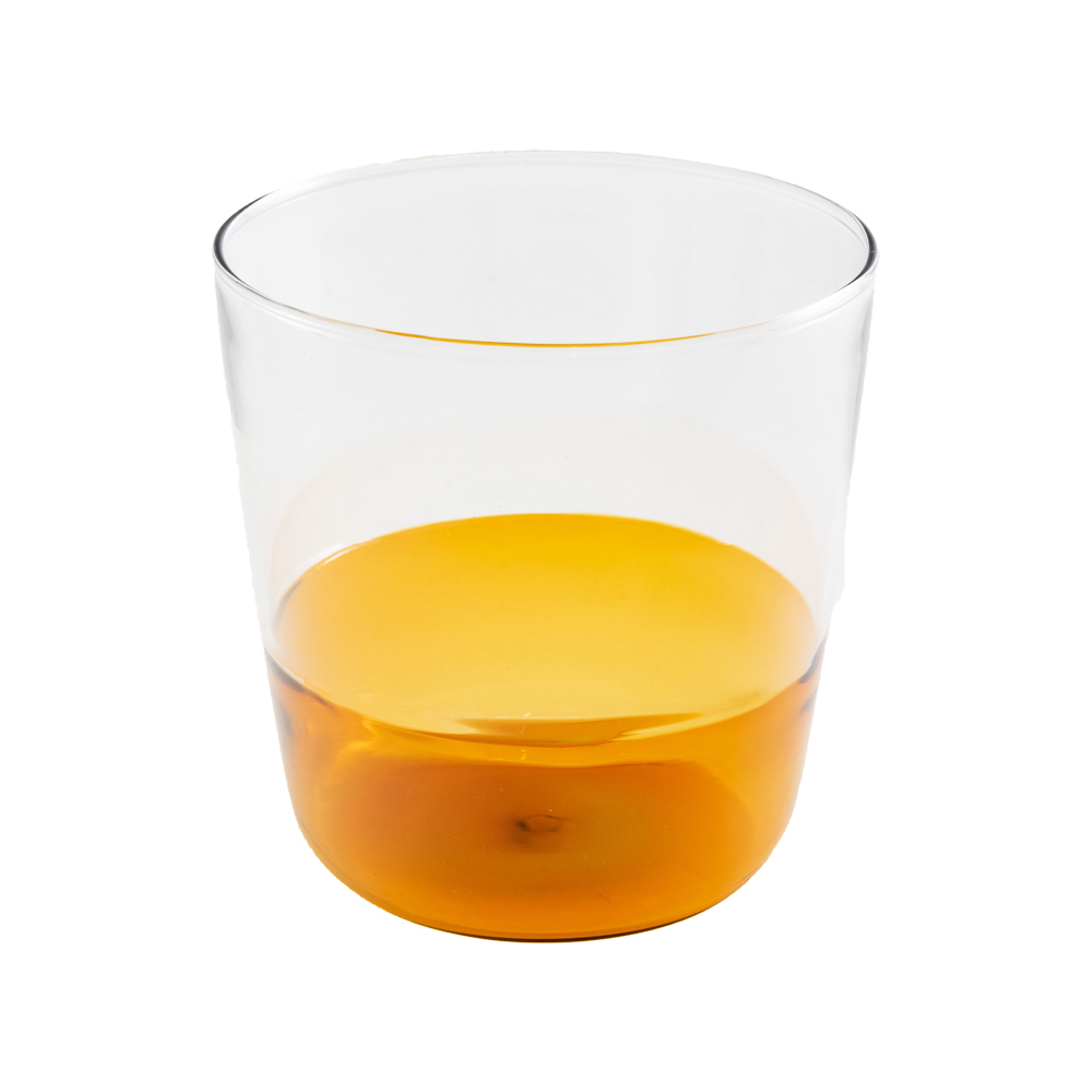 グラス コップ ガラス 300ml ツートーン コップ ガラスコップ 耐熱ガラス 色ガラス アンバー 琥珀色 ブルーグリーン バイカラー 軽い 90355 | ブランド登録なし | 01
