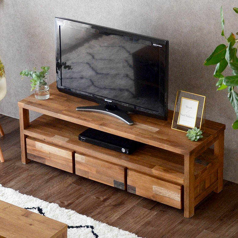 チーク テレビボード 引き出し ウッド キャビネット Elements 通販 Paypayモール テレビ台 おしゃれ 天然木製 収納 モザイクパターン Avラック オーディオラック 収納家具 いたような Rainbowinn Com