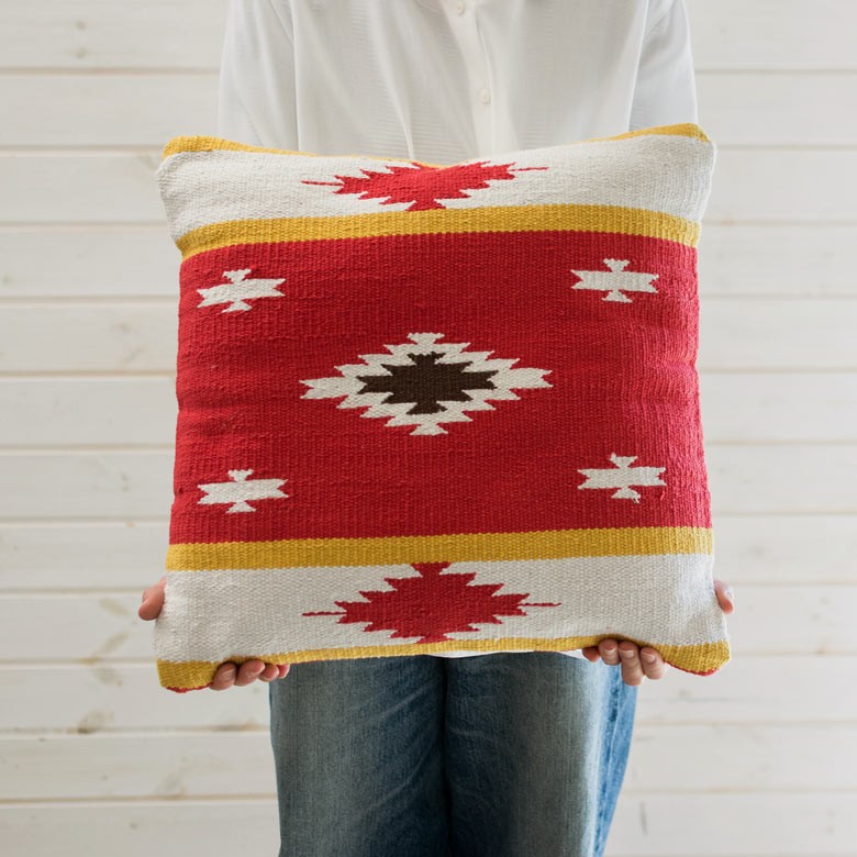 クッション ヌードクッション付き クッションカバー 約45×45cm 中身付