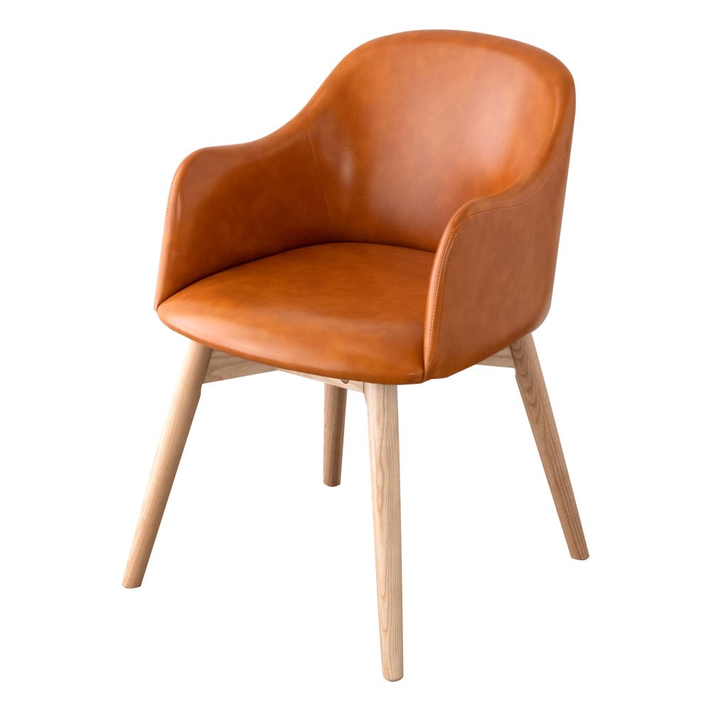 SOLID Furniture  ショートアームチェア　レザー SOLID Furniture ショートアームチェア レザー
