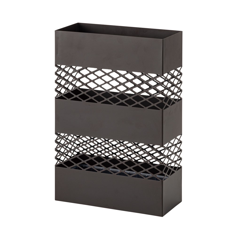 傘立て スリム 角型 スチール ホワイト ダークブラウン カサ立て 傘たて 玄関 傘立て アンブレラスタンド アンブレラホルダー 91468 | ブランド登録なし | 02