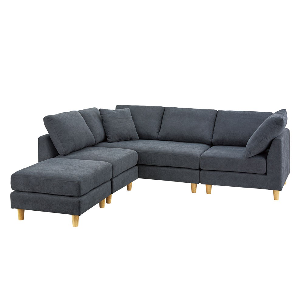 ソファ ソファセット カウチ コーナー オットマン 2人掛け 肘掛付き 3P 4P 5P シンプル カジュアル 肘掛け アーム付き 91491 | 東谷 | 02