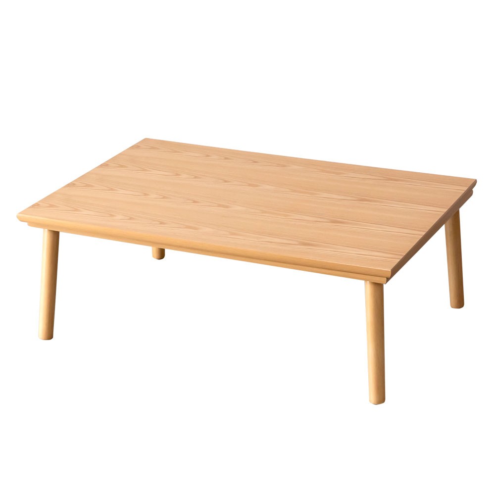 こたつ コタツ テーブル 長方形 木製 W 105 × D 75 ナチュラル ブラウン こたつ本体 ...