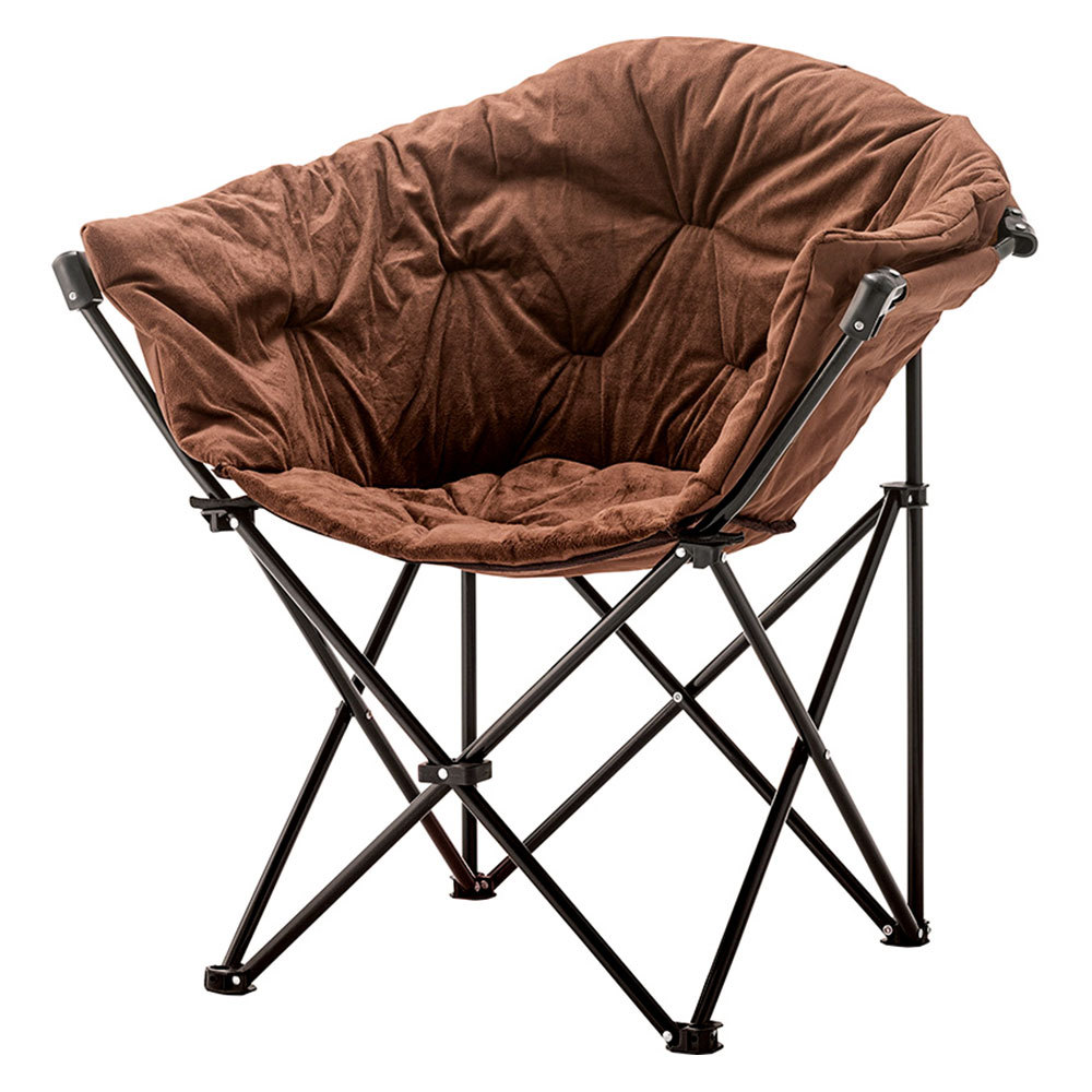 折り畳み式 ワンタッチ 1人掛け ブラウン ブラック いす 袋付き アウトドア用品 コンパクト キャンプ おしゃれ ポータブル 91513 | ブランド登録なし | 01