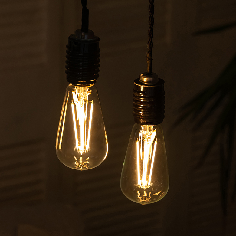 東谷 LED 電球 レトロ ランプ E26 240ルーメン フィラメント 裸電球