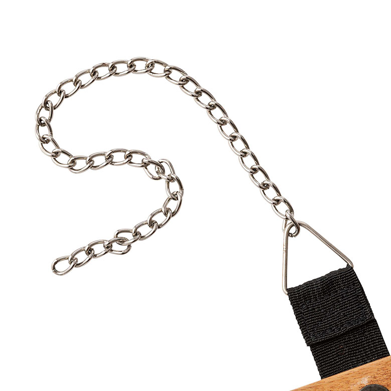 上部にはチェーン付き