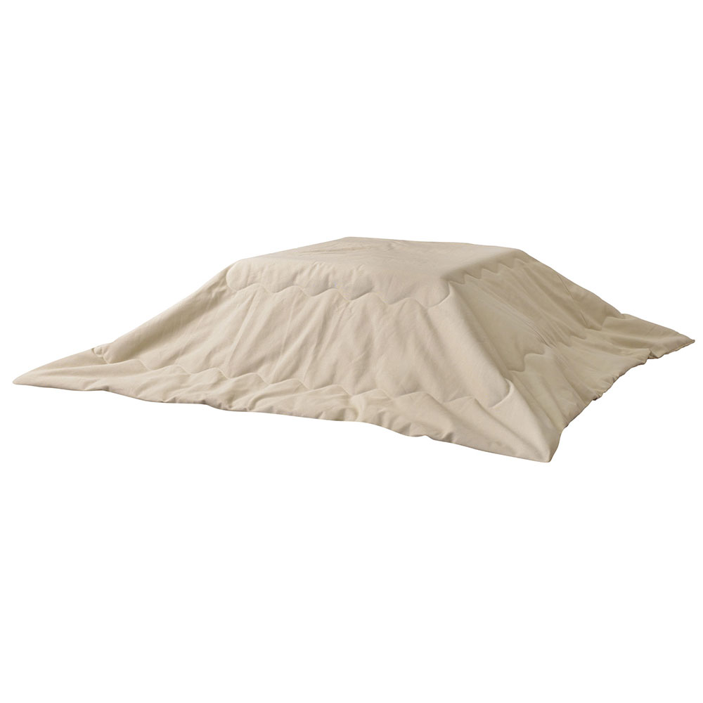 こたつ 布団 正方形 薄掛け 190×190cm デニム 撥水加工 無地 無地 ポリエステル 綿 コットン 暖房器具 北欧 おしゃれ インテリア シンプル 西海岸風 91571 | 東谷 | 01