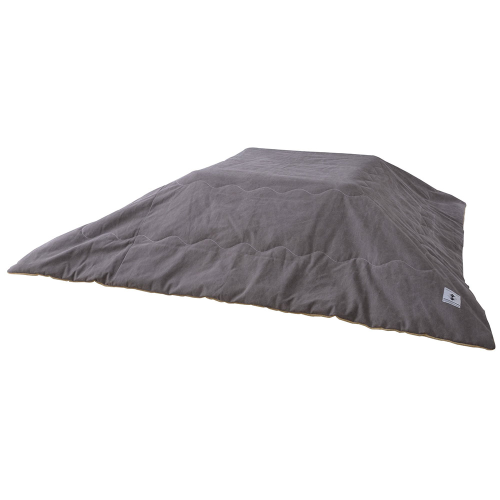 こたつ 布団 正方形 薄掛け 190×190cm デニム 撥水加工 無地 無地 ポリエステル 綿 コットン 暖房器具 北欧 おしゃれ インテリア シンプル 西海岸風 91571 | 東谷 | 02