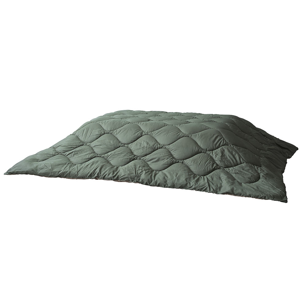 こたつ 布団 長方形 190×230cm 撥水加工 無地 リバーシブル 収納袋付 洗濯可 キルティング ブランケット 掛け 暖房 インテリア おしゃれ 北欧 西海岸風 91574 | 東谷 | 01