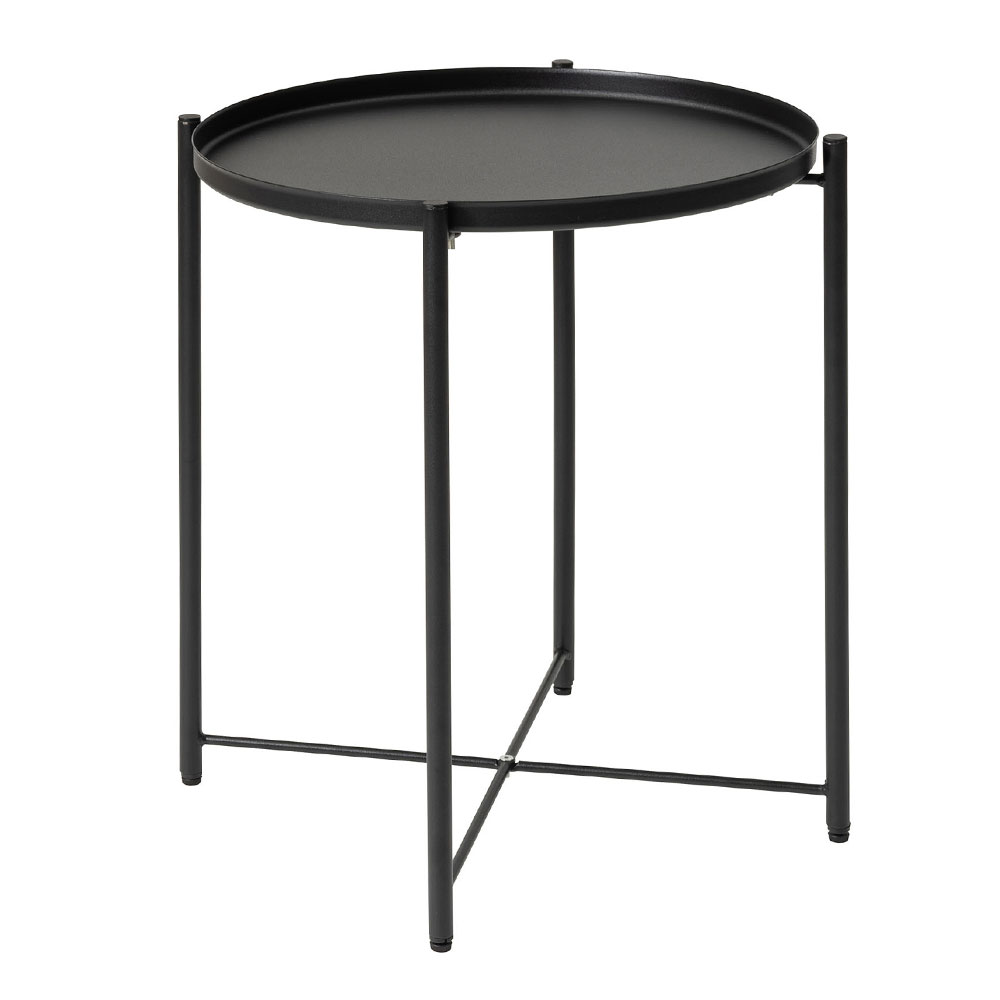 サイド テーブル トレー トレイ 約 W48cm D48cm H52cm 家具 インテリア ナイト ソファ コーヒー 軽量 コンパクト カフェ おしゃれ 北欧 モダン 西海岸風 91577 | 東谷 | 01
