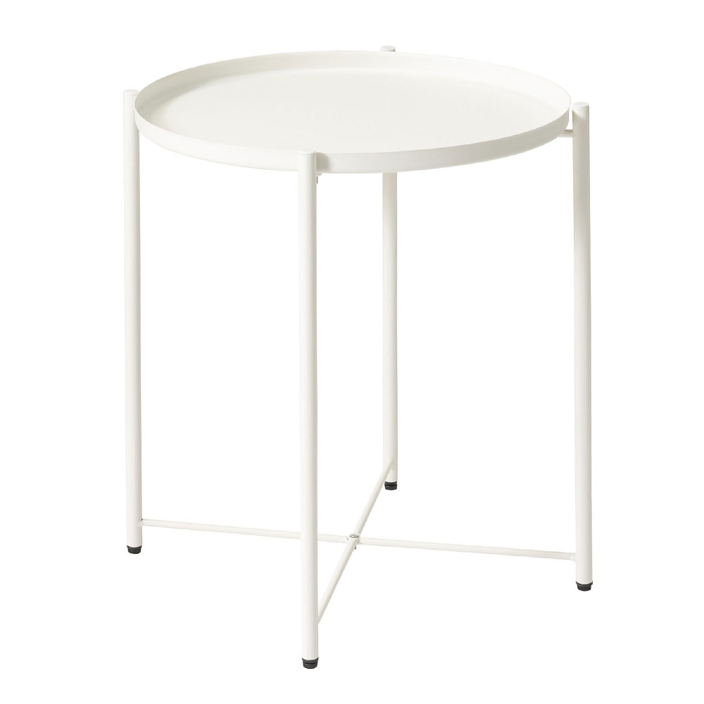 サイド テーブル トレー トレイ 約 W48cm D48cm H52cm 家具 インテリア ナイト ソファ コーヒー 軽量 コンパクト カフェ おしゃれ 北欧 モダン 西海岸風 91577 | 東谷 | 03