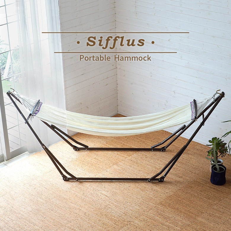 自立式ポータブルハンモック ハンモック 室内 チェアー 自立