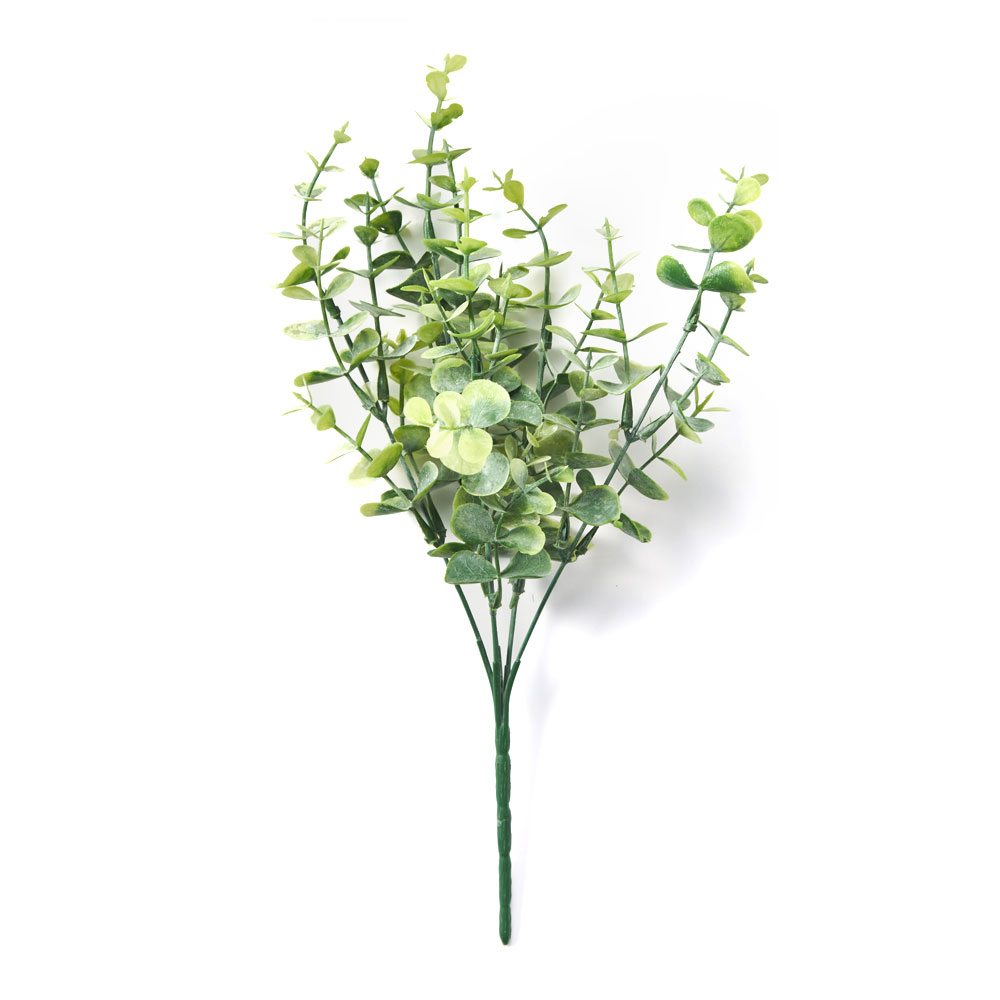 ユーカリ ブッシュ 造花 アーティフィシャル グリーン フェイク 高さ 32cm アート プランツ インテリア 葉 リゾート おしゃれ 北欧 雑貨 西海岸風 94152 | ブランド登録なし | 02