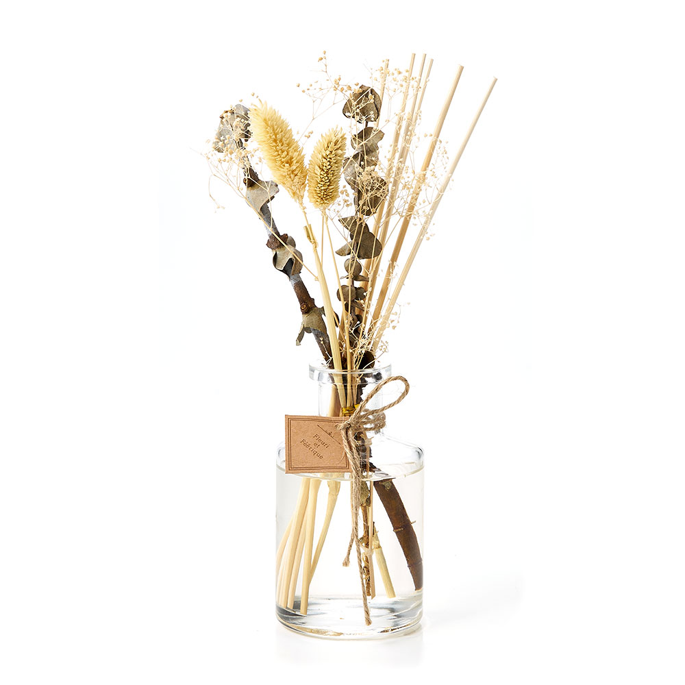 ディフューザー ドライフラワー 気化式 スティック セット エッセンシャルオイル リード ルーム フレグランス トイレ 玄関 おしゃれ 北欧 雑貨 西海岸風 94165 | ブランド登録なし | 01