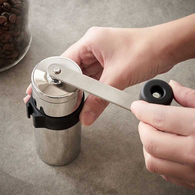 コーヒー ミル ステンレス 日本製 120ml 手 動 豆 挽き コーヒー ミル ステンレス 日本製 120ml 手 動 豆 挽き
