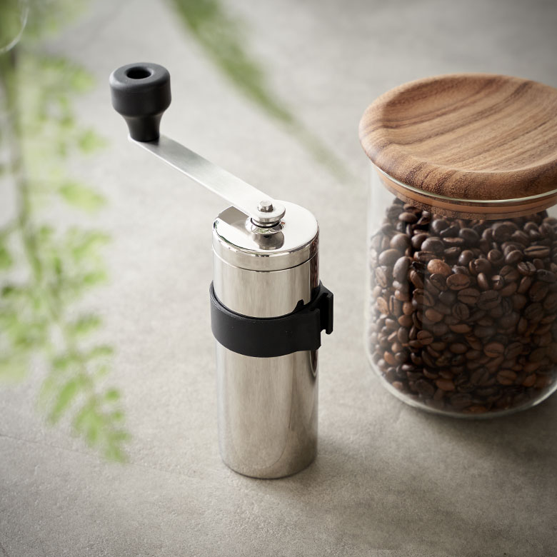 コーヒー ミル ステンレス 日本製 120ml 手 動 豆 挽き セラミック刃