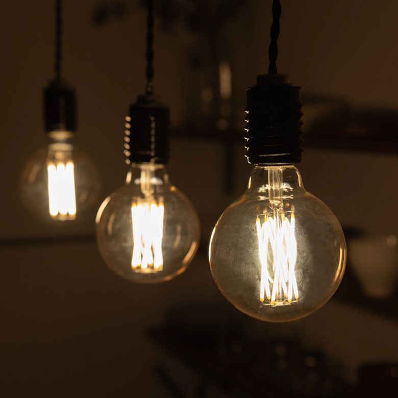 LED電球 E26口金 クリア 暖色系 エジソン電球 レトロランプ 照明 裸