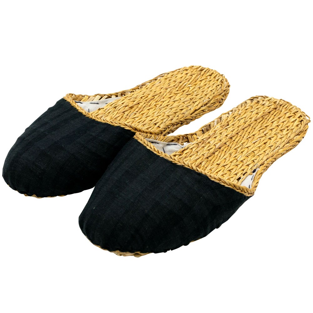 スリッパ ルームシューズ  ムギワラ リネン かわいい おしゃれ 無地 レディース ナチュラル 室内履き 涼しい 94719 | ブランド登録なし | 03