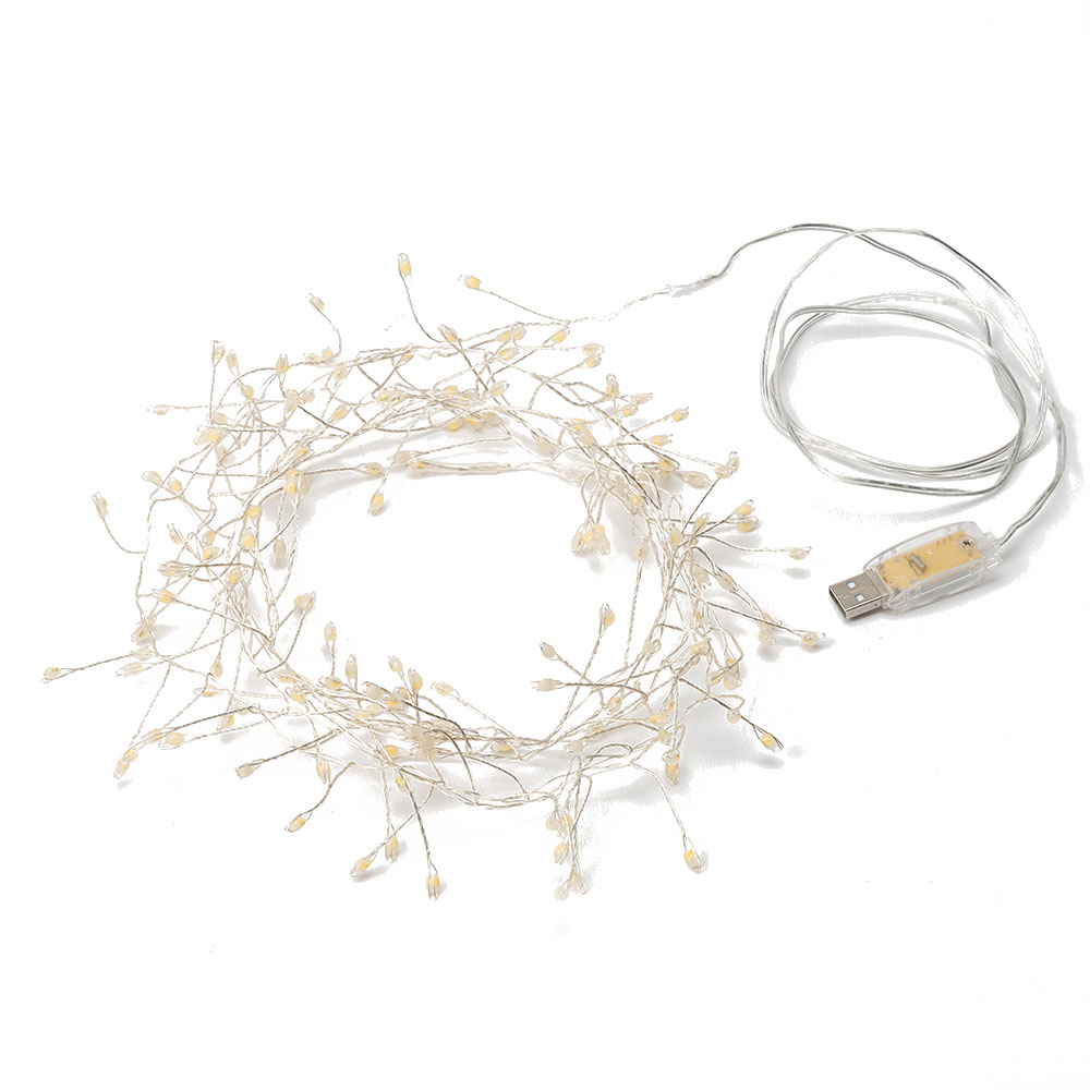 LED ライト クリスマス 電飾 ワイヤー 250cm 2.5m タイマー リモコン付き イルミネーション USB デコレーション インテリア おしゃれ 北欧 雑貨 西海岸 94746 | ブランド登録なし | 02