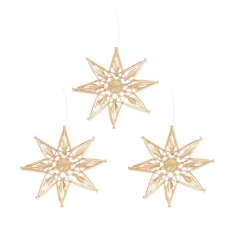 クリスマスオーナメント クリスマス オーナメント 星 ストロー クリスマス飾り 麦わら細工 ヒンメリ おしゃれ 北欧 リゾート 雑貨 インテリア 西海岸 94822 | ブランド登録なし | 02