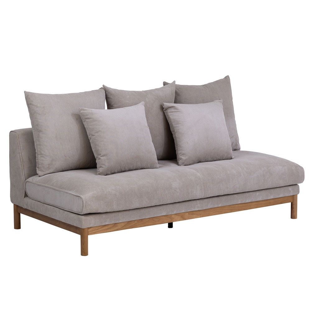 180cm ソファ 3人掛け ソファー 肘なし 開梱設置付き 座面が広いソファ 3人 ごろ寝ソファ 無垢 フェザー おしゃれ 北欧 リゾート 家具 インテリア 西海岸 94868 | 関家具 | 02