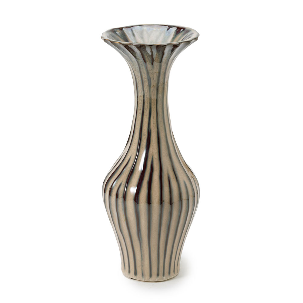 花瓶 フラワーベース おしゃれ 大きい 陶器 ひょうたん 一輪 一輪挿し 水入れ 生け花 花器  大型 北欧 韓国 モダン 玄関 ギフト 置物 白 西海岸 94871 | ブランド登録なし | 06