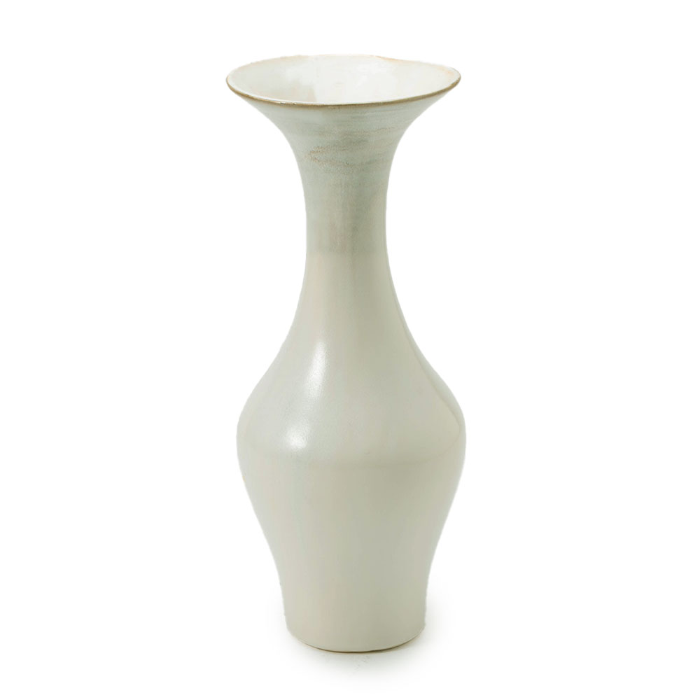 花瓶 フラワーベース おしゃれ 大きい 陶器 ひょうたん 一輪 一輪挿し 水入れ 生け花 花器  大型 北欧 韓国 モダン 玄関 ギフト 置物 白 西海岸 94871 | ブランド登録なし | 04