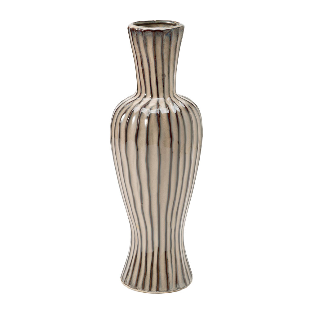 花瓶 フラワーベース おしゃれ 大きい 陶器　円柱 一輪 一輪挿し 水入れ 生け花 花器  大型 北欧 韓国 モダン 玄関 ギフト 置物 白 ホワイト 西海岸 94872 | ブランド登録なし | 04