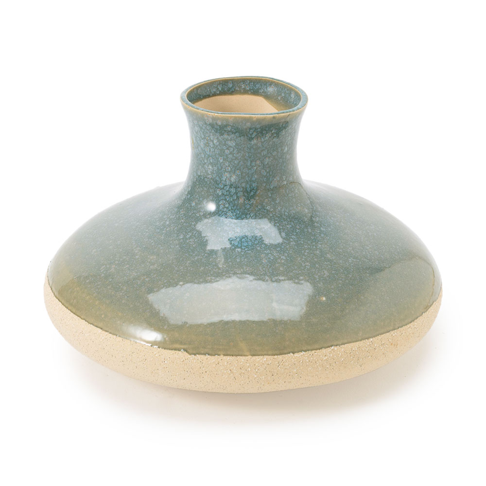 花瓶 フラワーベース おしゃれ 小さい 丸 円形 陶器 一輪 一輪挿し 水入れ 生け花 花器  大型 北欧 韓国 モダン 玄関 ギフト 置物 白 ホワイト 西海岸 94873 | ブランド登録なし | 03