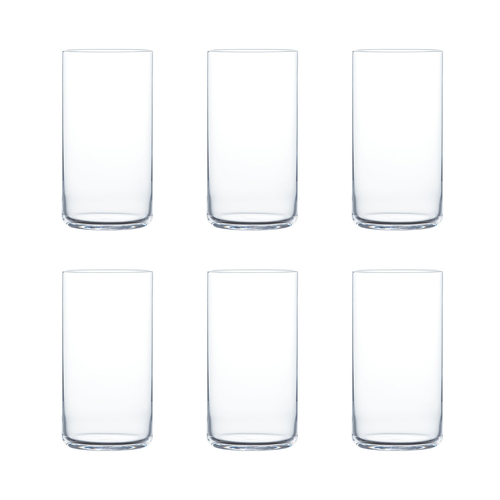 ガラスコップ ロックグラス 強化ガラス 割れにくい タンブラー ビアグラス 560ml 薄口 食洗器対応 日本製 ロング シンプル おしゃれ 業務用 西海岸 94882 | 吉谷硝子 | 02